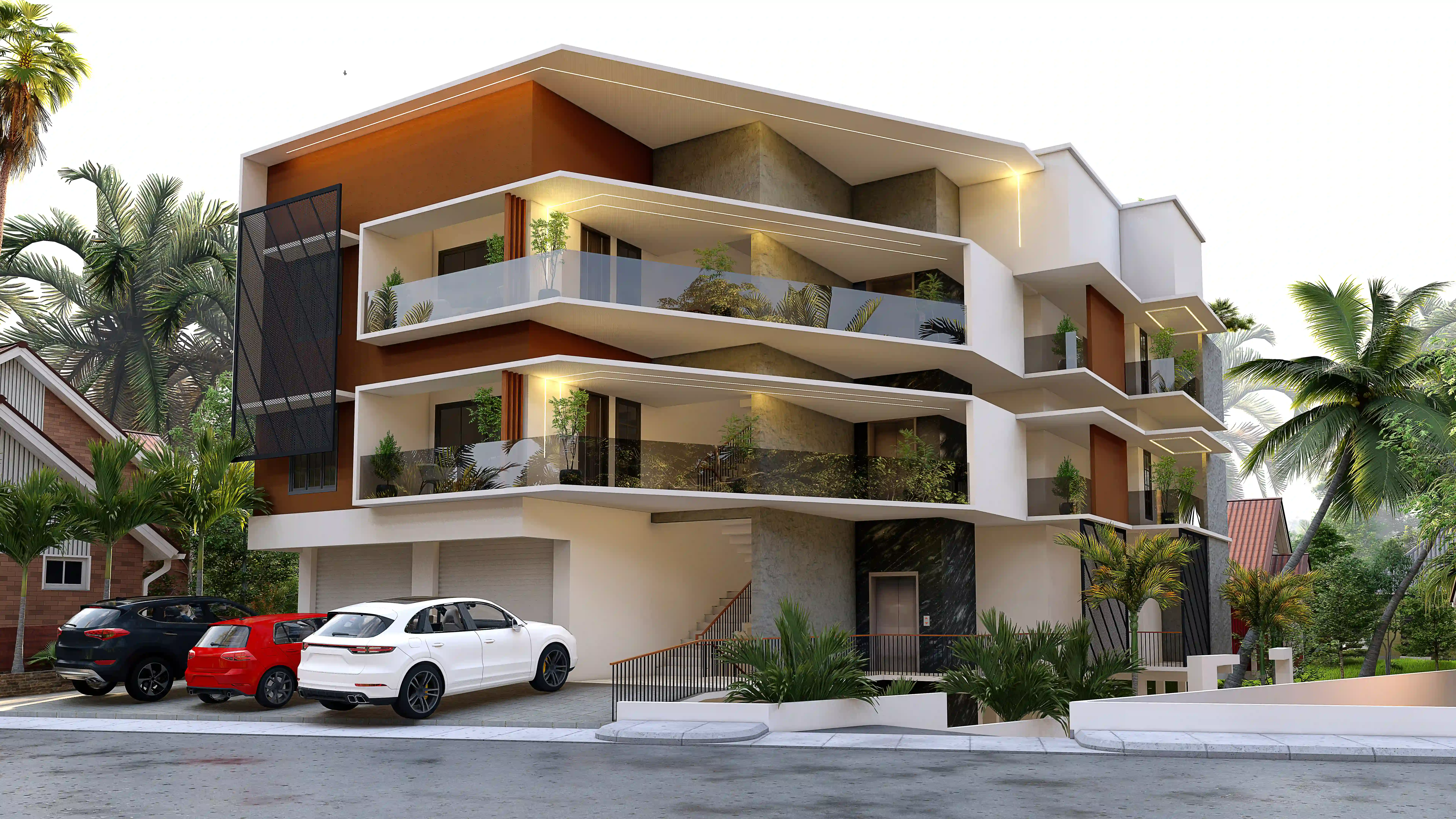 Commercial space and Luxury home